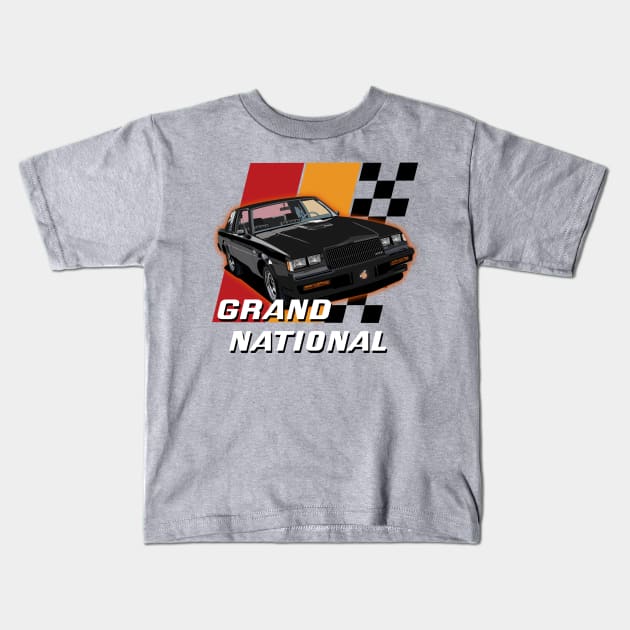 Buick Grand National GNX Kids T-Shirt by Limey_57